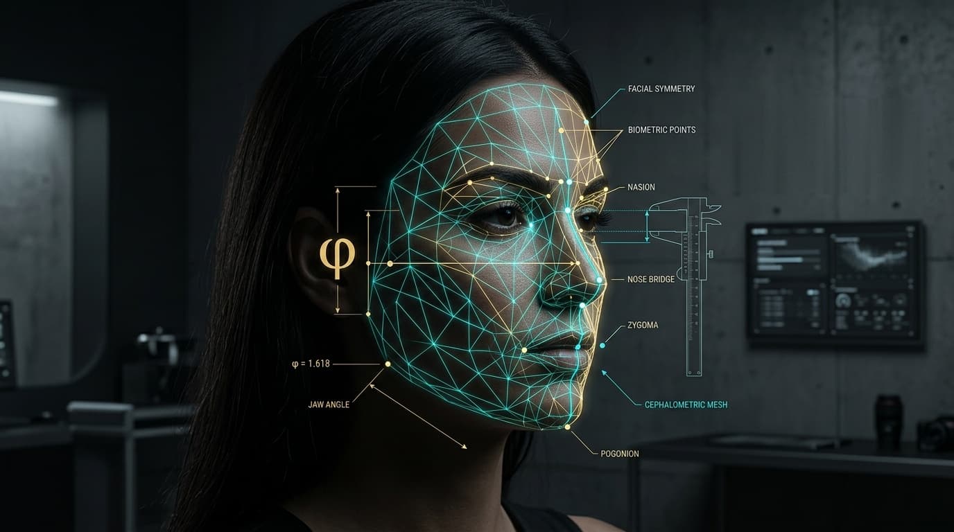 478 Noktalı 3D Yüz Biyometrisi ve Altın Oran